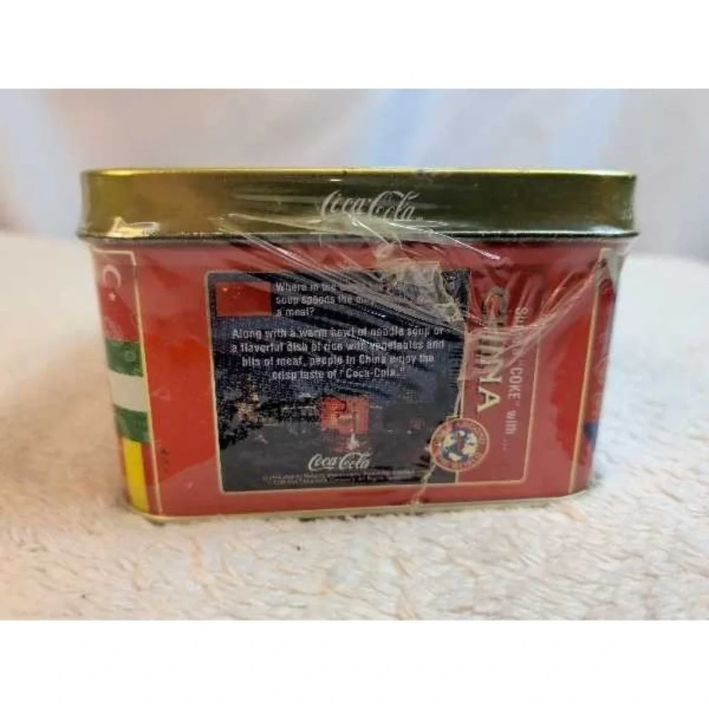 Coca-Cola Metal Collector Cards‎ Tin Cans Coke Around the World Limited Edition